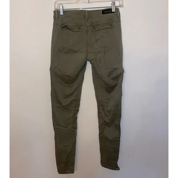 ZARA SKINNY CARGO • SIZE 2 • KHAKI GREEN - Picture 2 of 3